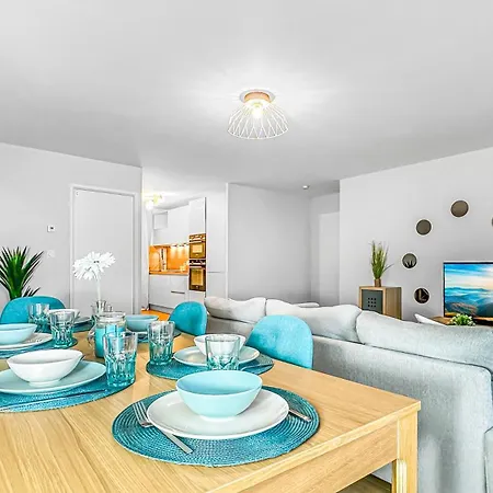 Coloc Lagon - Belle Colocation Haut De Gamme De 3 / Proche Gare / Parking Gratuit / Balcon / Wifi & Netflix Pensjonat *