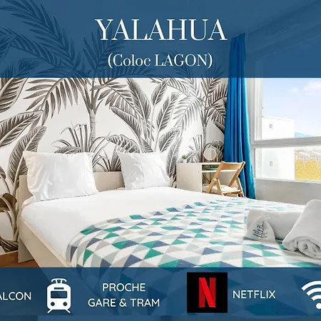 Coloc Lagon - Belle Colocation Haut De Gamme De 3 / Proche Gare / Parking Gratuit / Balcon / Wifi & Netflix Pensjonat *