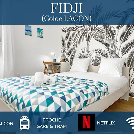 Coloc Lagon - Belle Colocation Haut De Gamme De 3 / Proche Gare / Parking Gratuit / Balcon / Wifi & Netflix * Ville-la-Grand